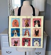 Puppy Dog Collage Bag Giant Shoulder Tote Reusable TJ Maxx