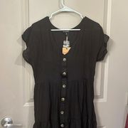 NWT Blu Pepper Black Midi Dress