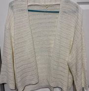 Do everything in love cream cardigan one size