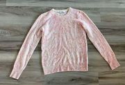 Equipment Femme XS Pink Snakeskin Cashmere Sweater