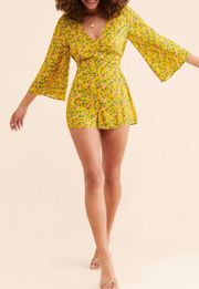 The Magnolia Floral Romper, Size XXS