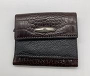 LEATHER ALLIGATOR EMBOSSED WALLET