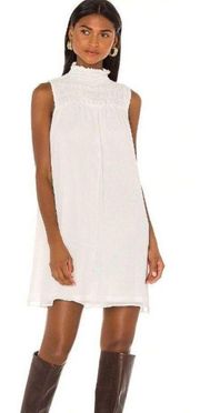 1. STATE Sleeveless Shift Dress Ivory Medium