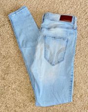 Hollister Light Wash High Rise Skinny Jeans