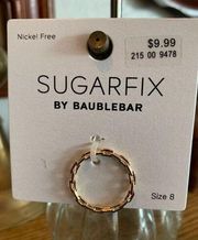 BAUBLEBAR Gold Costume Ring SIGARFIX-NEW on Card ‘Chain Band’ Costume Size 8