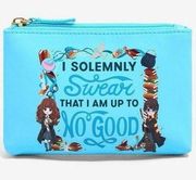 Harry Potter | NWT Solemnly Swear Zippered Pouch Purse Light Blue