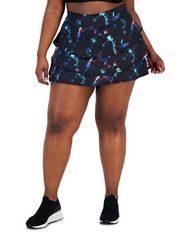 ID Ideology Plus Size Printed Celestial Sky Flouncy Skort, Size 4X New w/Tag