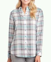 KUHL (NWT) Women's Lexi LS Plaid Button Down Long Sleeve Shirt, Size L