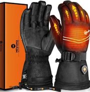 MewaMaA Heated Gloves for Men Women 7.4V Battery Rechargeable Heated Gloves XL