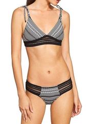 New. Robin Piccone black and white crochet bikini. M-bottom/L-top. Retail $189