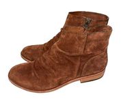 Kork-Ease Siena Brown Leather Giba Slouchy Ankle Boots Booties