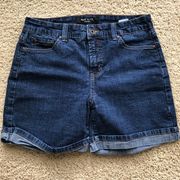 Nine West Marina Blvd Relaxed Denim Jean Shorts 8