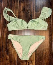 Sage Green Bikini Set