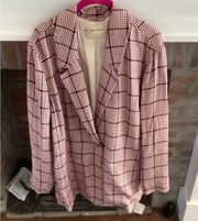 We The Free NWT Cali Plaid Blazer Brand New Size XL