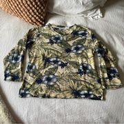 hibiscus long sleeve shirt sweater