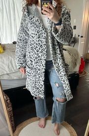 VS Pink Snow Leopard Robe