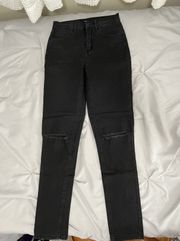 Black Ripped Skinny Jeans