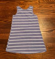 Flowy Blue Striped Tank Top