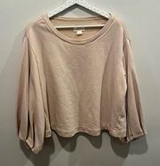 Maeve Balloon-Sleeve Sweater size XS