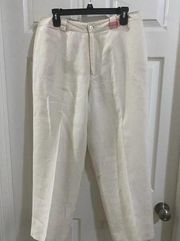 Real Clothes Sak’s 5th Ave 100% linen pants size 14