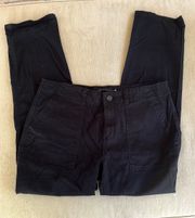 Black Straight Leg Cargo Pants vintage