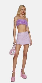 Dollskill purple mini skirt 
