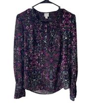 Converse Allstar Floral Long Sleeve Blouse