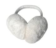 Women's Over the Head Cold Weather Winter Style White Ear Muffs