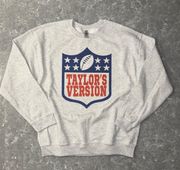 Taylor’s version crewneck new nfl taylor swift sweatshirt sale