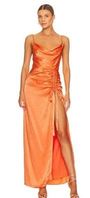 NBD x Revolve Davis Gown in Orange