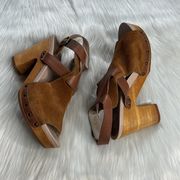 Jambu Tan Suede Gina Platform Sandals