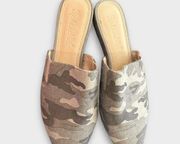 Camo Canvas Mule Slides