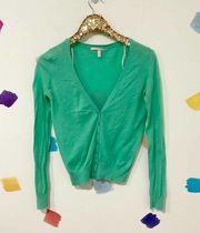 S Victoria's Secret Green V Neck Cardigan