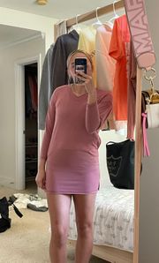 pink lightweight dress