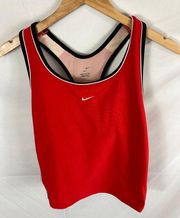 Nike Racerback Athletic Crop Tank Size Large