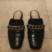 Black Vince Camuto Slip Loafers
