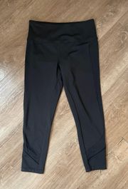 black leggings capris cropped yoga pants Activewear Women’s size large