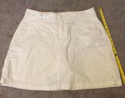 White Tennis Skort