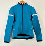 CO-OP Cycles Women's Medium Long Sleeve Full Zip Bicycle Jacket Teal Black REI