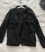 Black Jean Jacket