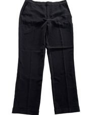 Sanctuary Pants Womens Small Solid Black Stretch Trousers Straight Pull On Poly