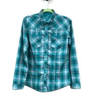 Kuhl Ionik Plaid Button Down Outdoors Shirt