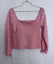 5/$25 orange kiss blouse large