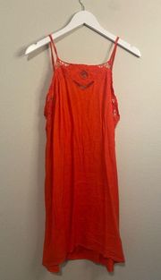 O’Neill Red Callahan Shift Dress, Size Large