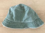 David and Young Green Denim Bucket Hat