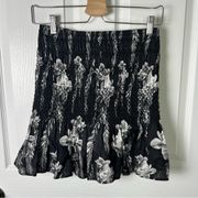 All Saints Linen Floral Riah Mia Mini Skirt 2