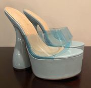 CHASE AND CHLOE Miranda Sculpted Stiletto Platform Sandal SOLD OUT size 8