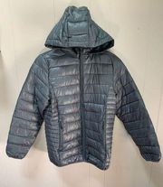 Womens size XL Gray Puffer Lightweight Jacket