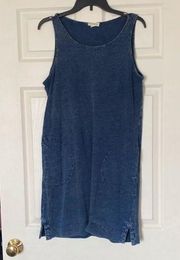 Jane and Delancey blue chambray dress M