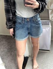 J. Crew High Waisted Denim Shorts